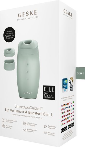Пристрій для збільшення об'єму губ GESKE Lip Volumizer&Booster 6в1 green HB0408 фото