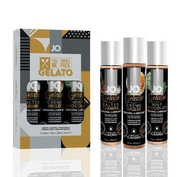 Набір JO Tri-Me Triple Pack &mdash; Gelato (3&times;30 мл) три різні смаки серії Джелато SO2839 фото