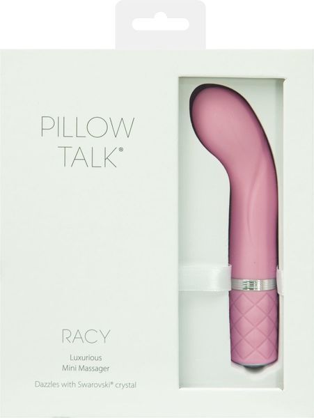 Розкішний вібратор Pillow Talk - Racy Pink з кристалом Swarovski для точки G, подарункове паковання SO2720 фото