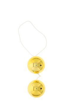 Вагінальні кульки DUO BALLS, GOLD DT50482 фото