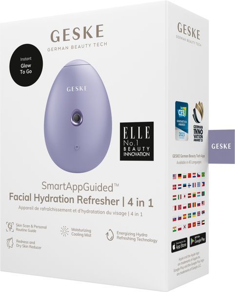 Електронний освіжувач для зволоження обличчя GESKE Facial Hydration Refresher 4в1 purple HB0166 фото