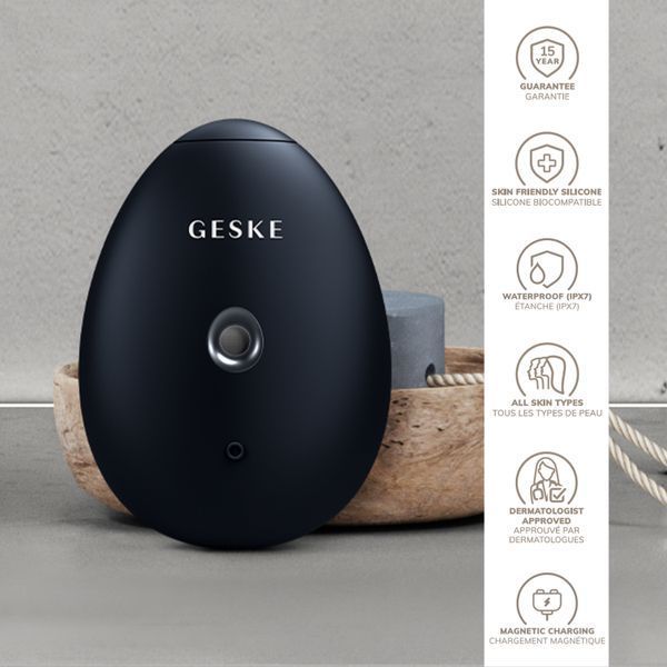 Електронний освіжувач для зволоження обличчя GESKE Facial Hydration Refresher 4в1 black HB0166 фото