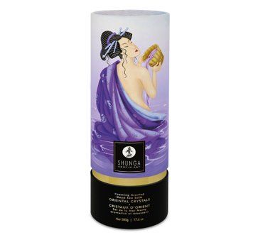 Пінлива сіль для ванни Shunga Dead Sea salt Oriental Crystals &mdash; Exotic Fruits (500 г) SO6894 фото