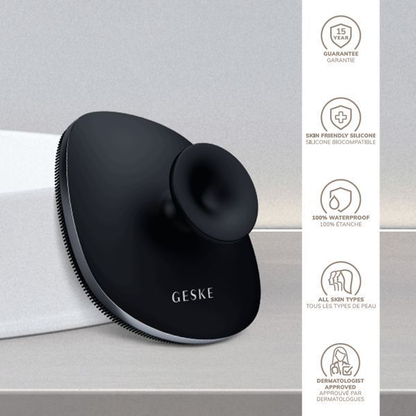 Щітка для тіла GESKE Body Brush metal 4в1 black HB0341 фото