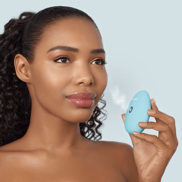 Електронний освіжувач для зволоження обличчя GESKE Facial Hydration Refresher 4в1 turquoise HB0166 фото