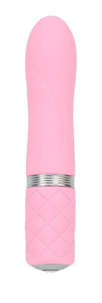 Розкішний вібратор PILLOW TALK - Flirty Pink з кристалом Swarovski, гнучка головка SO2726 фото