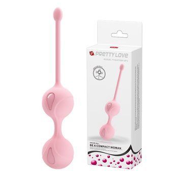 Вагінальні кульки ніжно-рожевого кольору Kegel tighten up2 14491-1 фото
