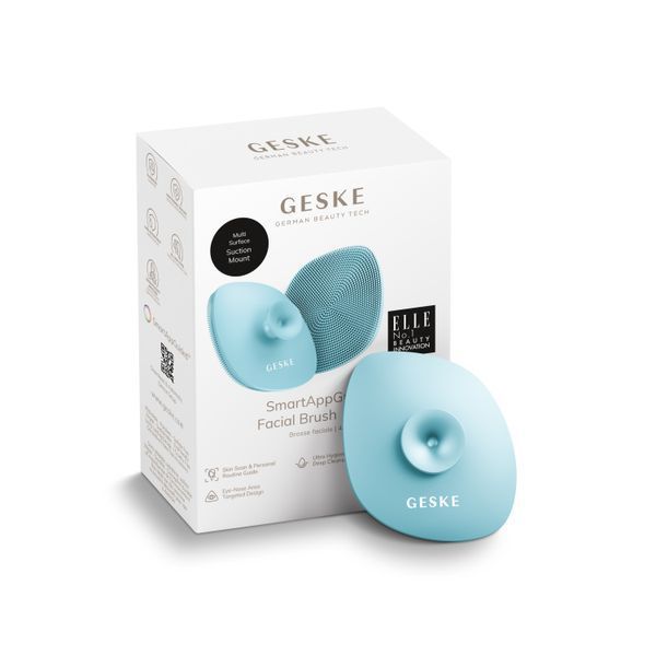 Щітка для обличчя GESKE Facial Brush 4в1 з утримувачем turquoise HB0059 HB0062 фото