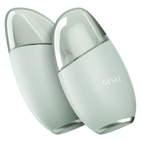 Масажер для обличчя GESKE Cool&Warm Eye and Face Massager 7в1 green HB0292 фото