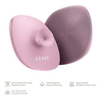 Щітка для тіла GESKE Body Brush metal 4в1 pink HB0062 фото