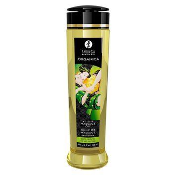 Органічна масажна олія Shunga ORGANICA &ndash; Exotic green tea (240 мл) з вітаміном Е SO3936 фото
