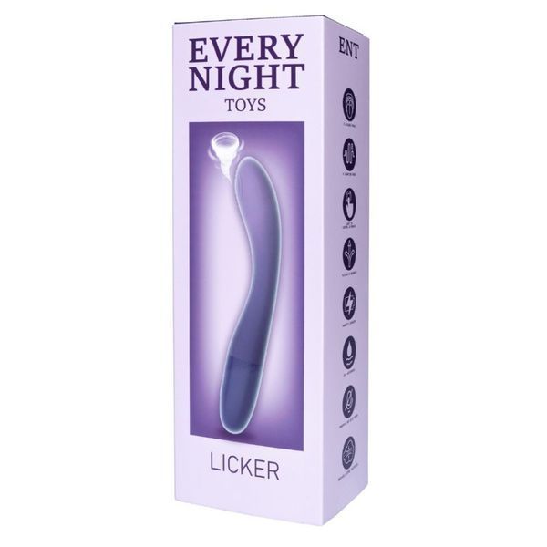 Вібратор з пульсатором Every Night Toys для точки G, синьо-фіолетовий градієнт OD-6411GS фото
