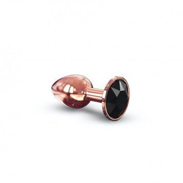Металева анальна пробка із прикрасою у вигляді кристалу Dorcel - Diamond Plug Rose Gold S SO5530 фото
