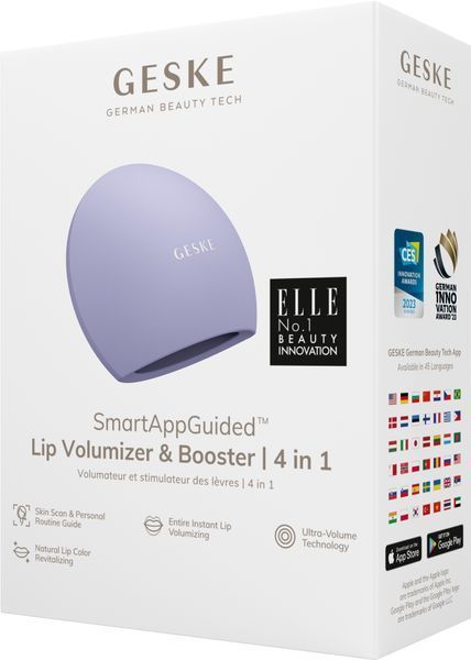 Пристрій для збільшення об'єму губ GESKE Lip Volumizer&Booster 4в1 Big purple HB0226 фото