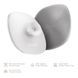 Щетка для лица GESKE Facial Brush 4в1 с держателем white HB0062 фото