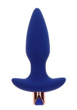 Анальна пробка з вібрацією Toy Joy Sparkle Buttplug з дистанційним керуванням, синій TJ10225 фото