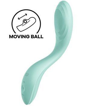 Вібратор із перлинною стимуляцією точки G Satisfyer Rrrolling Pleasure Mint SO6076 фото