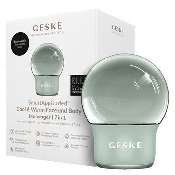 Масажер для обличчя і тіла GESKE Cool&Warm Face and Body Massager 7в1 green HB0297 фото