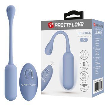 Віброяйце вагінальне Pretty Love Lechies Dream з пультом, блакитне, 18.6 х 2.8 см BI-014867W-A5 фото