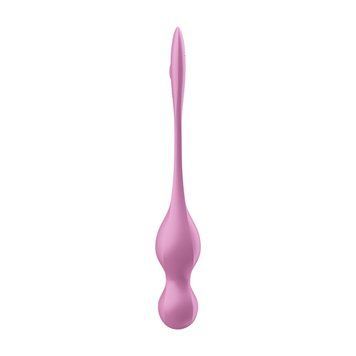 Вагінальні смарт-кульки з вібрацією Satisfyer Love Birds 1 Connect App Pink, 78 г SX0570 фото