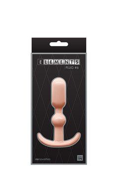 Анальна пробка NS Novelties ELEMENTS PLUG No 6 FLESH T280646 фото
